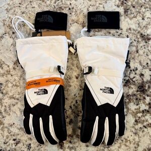 The North Face Gore-Tex Black and White Women Ski Gloves Size S